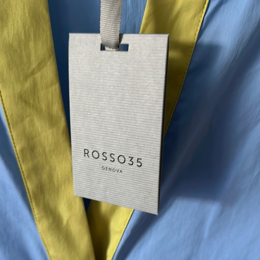 Rosso35 Blue and Yellow Sleeveless Dress - Picture 3 of 4